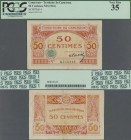 Cameroon: Territoire du Cameroun - Commissaire de la République 50 Centimes ND(1922), P.4, rare banknote in still nice condition with a few tiny spots...
