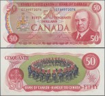 Canada: Bank of Canada 50 Dollars 1975, P.90 in perfect UNC condition.
 [differenzbesteuert]