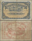 China: Imperial Chinese Railways 5 Dollars 1899, P.A60, still nice with small border tears and lightly toned paper, Condition: F. Very Rare!
 [differ...