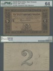Danish West Indies: State Treasury of the Danish West Indies 2 Dalere 1898 remainder with 3 signatures, P.8r, excellent condition with a few tiny spot...