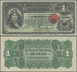 Dominican Republic: 1 Peso ND El Banco Nacional De Santo Domingo P. S131a, crisp original paper without any damages, original colors, condition: UNC....