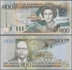 East Caribbean States: 100 Dollars ND(2003) letter M = MONTSERRAT, P.46m in perfect UNC condition
 [differenzbesteuert]