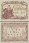 French Indochina: Banque de l'Indo-Chine – Saïgon 1 Piastre D. 21.01.1875 & 20.02.1888, authorization 03.08.1891, P.27, still great original shape wit...