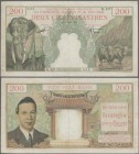 French Indochina: Institut d'Émission des États du Cambodge, du Laos et du Vietnam - Vietnam branch 200 Piastres ND(1953), P.109, still nice with some...