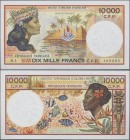 French Pacific Territories: Institut d'Émission d'Outre-Mer 10.000 Francs ND(1985-2010), P.4a, still great original shape without folds, just a few so...