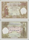 French Somaliland: Banque de l'Indo-Chine 500 Francs March 8th 1938, P.9b, very poular and extremely rare banknote especially in a condition like this...
