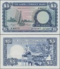 Gambia: The Gambia Currency Board 5 Pounds ND(1965-70), P.3 in perfect UNC condition. Rare!
 [differenzbesteuert]