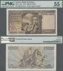 Greece: Bank of Greece 5000 Drachmai 1947, P.181, almost perfect condition and PMG graded 55 About Uncirculated EPQ.
 [zzgl. 19 % MwSt.]