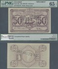 Greenland: 50 Kroner ND(1953-67) SPECIMEN, P.20s, very rare and in excellent condition, PMG graded 65 Gem Uncirculated EPQ
 [zzgl. 7 % Importspesen]