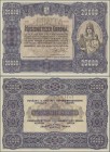 Hungary: Ministry of Finance 25.000 Korona 1922 SPECIMEN, P.69s with perforation ”MINTA” at upper center and red serial number 000 000000 in perfect U...