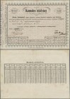 Hungary: Interest Paying Legal Tender Treasury Bill 100 Forint 1848, P.S108, great original shape with a few soft folds and minor spots, Condition: VF...