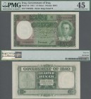Iraq: Government of Iraq ¼ Dinar L.1931 (1948), P.22, highly rare banknote in great condition, PMG graded 45 Choice Extremely Fine. Very Rare!
 [zzgl...