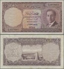Iraq: National Bank of Iraq ½ Dinar L.1947 (1955), P.38b, still great condition with a number of folds and creases in the paper and a few minor spots,...