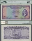 Iraq: National Bank of Iraq 10 Dinars L.1947 (1955), P.41a, great condition with a few folds and minor spots, PMG graded 35 Choice Very Fine.
 [zzgl....