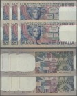 Italy: set of 6 notes 50.000 Lire 1976-84 P. 107, all notes in similar condition with only very light folds, all pressed, some with lightly wavy paper...