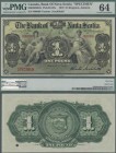 Jamaica: The Bank of Nova Scotia 1 Pound 1919 SPECIMEN, P.S131s, uncirculated and PMG graded 64 Choice Uncirculated. Highly Rare!
 [zzgl. 19 % MwSt.]