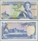Jersey: The States of Jersey 20 Pounds ND(1989), P.18a in perfect UNC condition.
 [differenzbesteuert]