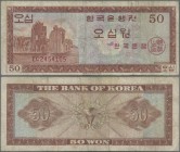 Korea: 50 Won ND(1962), P.34a in F/F-
 [differenzbesteuert]