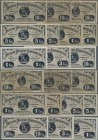 Latvia: City Government of LIBAU set with 10 banknotes ND(1915) with 3x 1 Kopek (F-/UNC), 3 Kopeks (VF), 2x 5 Kopeks (F) and 4x 10 Kopeks (F-, F, aUNC...