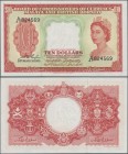 Malaya & British Borneo: Board of Commissioners of Currency 10 Dollars 1953, P.3, excellent condition with soft vertical bend at center and tiny dint ...