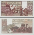 Mauritania: Banque Centrale de Mauritanie 200 Ouguiya 1973 SPECIMEN, P.2s in perfect UNC condition. Rare!
 [zzgl. 19 % MwSt.]