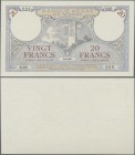 Morocco: Banque d'État du Maroc 20 Francs 1920-26 front proof SPECIMEN, P.12s in perfect UNC condition. Very Rare!
 [zzgl. 19 % MwSt.]