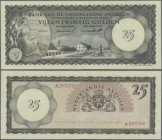 Netherlands Antilles: 25 Gulden 1962, P.3, soft vertical fold at center, otherwise perfect. Condition: XF
 [differenzbesteuert]