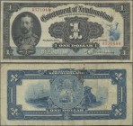Newfoundland: The Government of Newfoundland 1 Dollar 1920, P.A14c with signatures: Keating & Brownrigg, still strong paper with a few rusty spots and...
