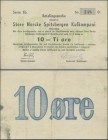 Norway – Spitsbergen: Great Norwegian Spitzbergen Coal Company 10 Oere 1948/49, P.NL (SN 7), still nice with stronger fold at center, small edge bend ...