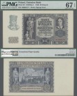 Poland: Emission Bank 20 Zlotych 1940, P.95, serial number H2065177, PMG graded 67 Superb Gem Unc EPQ.
 [differenzbesteuert]
