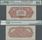 Poland: 2 Zlote 1944 SPECIMEN, last word in text at lower margin spelled as ”OBOWIAZKOWYM” (error by Printer Goznak, Moscow), P.106s, red overprint ”W...