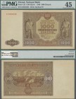 Poland: 1000 Zlotych 1946, P.122, serial number G9561626, PMG graded 45 Choice Extremely Fine.
 [differenzbesteuert]