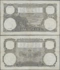 Romania: Banca Naţională a României 100 Lei 1930, P.33a, still nice condition for this large size note with several folds and lightly stained paper. C...