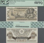 Romania: Banca Naţională a României 100 Lei December 5th 1947, P.67, PCGS graded 58 PPQ Choice About New.
 [differenzbesteuert]