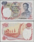 Thailand: 100 Baht ND(1968), P.79 in perfect UNC condition.
 [differenzbesteuert]