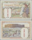 Tunisia: Banque de l'Algérie – TUNISIE 50 Francs 1938-45 SPECIMEN, P.12s in perfect UNC condition. Highly Rare!
 [zzgl. 19 % MwSt.]