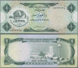 United Arab Emirates: United Arab Emirates Currency Board 1 Dirham ND(1973-76), P.1 in perfect UNC condition.
 [differenzbesteuert]