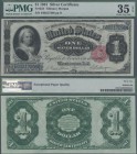 United States of America: Silver Certificate 1 Dollar 1891 with signatures: Tillman & Morgan, P.326 (Fr.223), still great original shape, PMG graded 3...