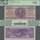 United States of America: Military Payment Certificate 20 Dollars, series 692 ND(1970), P.M98, excellent condition and PCGS graded 53 PPQ About New.
...