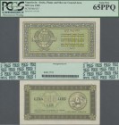 Yugoslavia: Istria, Fiume & Slovenian Coast 500 Lire 1945, P.R7 in perfect condition, PCGS graded 65 PPQ Gem New. Rare!
 [differenzbesteuert]
