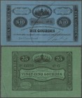 Alle Welt: Small album with 84 banknotes, mainly Germany and a small part of world banknotes containing for example Haiti 10 and 25 Gourdes L.16.04.18...