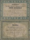 Deutschland - Altdeutsche Staaten: Darlehen-Schein der Stadt Kaiserslautern 1 Gulden 1870, PiRi A577, stärker gebraucht mit kleinen Einrissen und Löch...