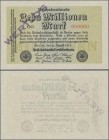 Deutschland - Deutsches Reich bis 1945: 10 Millionen Mark 1923 MUSTER, Ro.105M mit Überdruck ”Wertlos”, Fz. OO und KN 000000, winzige bestoßene Ecke o...