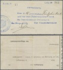 Deutschland - Notgeld - Elsass-Lothringen: Felleringen, Oberelsass, Bürgermeister, 15 Mark, o. D., hektographierter Text auf Papier mit Rückseitendruc...