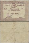 Deutschland - Notgeld - Elsass-Lothringen: Markirch, Oberelsass, Bürgermeister und Stadtrat, 5 Mark, o. D. (7.8.1914), Erstauflage nur mit ”Bürgermeis...