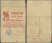 Deutschland - Notgeld - Elsass-Lothringen: Rappoltsweiler, Oberelsass, Stadtkasse, 50 Pf.,1, 2 Mark, 11.8.1914, jeweils unentwertet und entwertet, Erh...