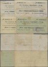 Deutschland - Notgeld - Sachsen: Auerbach i. Erzgeb., Gemeinde-Girokasse, 500 Tsd. (2), 1, 3 Mio. Mark, 1.8.1923, Schecks auf Girokasse, Raum für Empf...