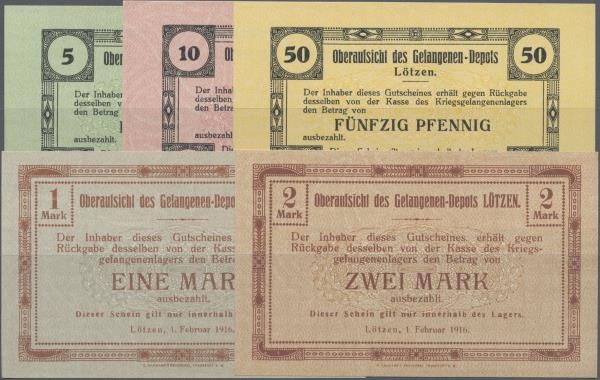 Deutschland - Notgeld - Ehemalige Ostgebiete: Saalfeld, Ostpreußen, Magistrat, 5...