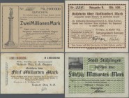 Deutschland - Notgeld - Baden: Gehaltvolle alphabetisch im Album angelegte Sammlung von ca. 350 Scheinen mit etlichen besseren Stücken wie 3 Stück Eng...