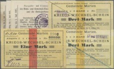 Deutschland - Notgeld - Westfalen: Marten, Amtmann und Gemeinde-Vorsteher, Sammlung von 49 verschiedenen Scheinen vom 11.8.1914 mit Varianten des rs. ...